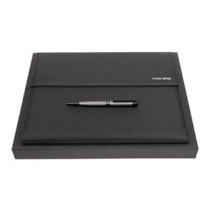 Set HUGO BOSS (ballpoint pen & folder A4) - Reklamnepredmety