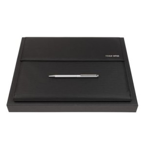 Set HUGO BOSS (ballpoint pen & folder A4) - Reklamnepredmety