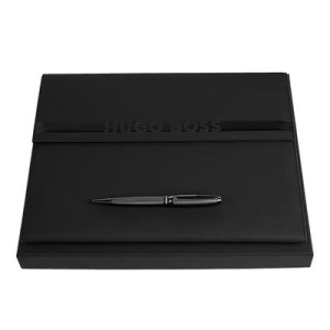 Set HUGO BOSS (ballpoint pen & folder A4) - Reklamnepredmety