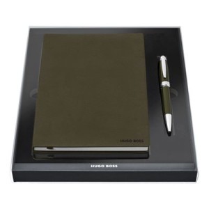 Set HUGO BOSS (ballpoint pen & note pad A5) - Reklamnepredmety