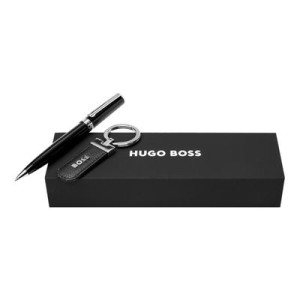 Set HUGO BOSS Black (ballpoint pen & key ring) - Reklamnepredmety