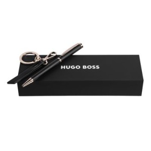 Set HUGO BOSS Black (ballpoint pen & key ring) - Reklamnepredmety