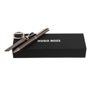 Set HUGO BOSS Taupe (ballpoint pen & key ring) - Reklamnepredmety