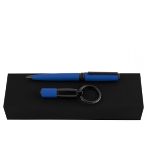 Set Gear Matrix Blue (ballpoint pen & key ring) - Reklamnepredmety