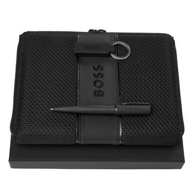 Set HUGO BOSS (ballpoint pen, conference folder A5 & key ring)