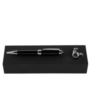 Set HUGO BOSS Black (ballpoint pen & cufflinks) - Reklamnepredmety