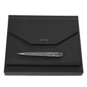 Set HUGO BOSS (ballpoint pen & folder A5) - Reklamnepredmety