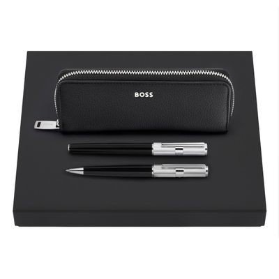 Set HUGO BOSS (ballpoint pen, fountain pen & case)