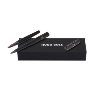 Set Beam Black (ballpoint pen & rollerball pen) - Reklamnepredmety