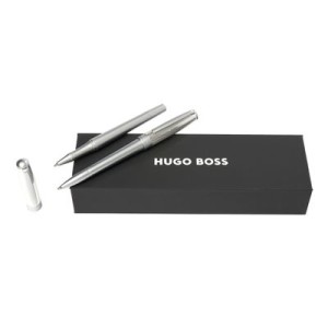 Set Essential Metal Silver (ballpoint pen & rollerball pen) - Reklamnepredmety