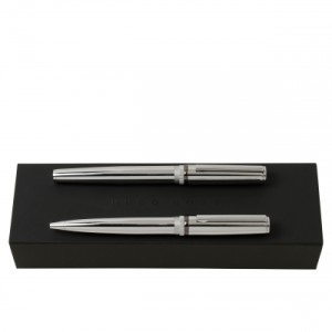 Set Gear Chrome (ballpoint pen & rollerball pen) - Reklamnepredmety