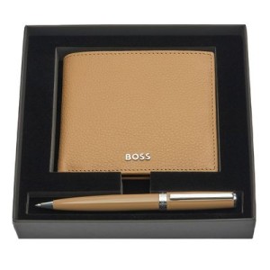 Set HUGO BOSS Camel (ballpoint pen & wallet) - Reklamnepredmety