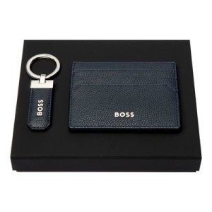 Set Classic Grained Navy (key ring & card holder) - Reklamnepredmety