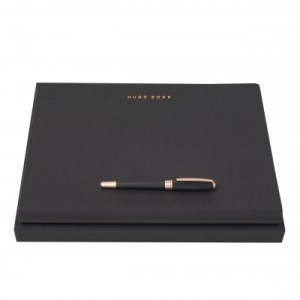 Set Essential Rosegold (rollerball pen & folder A4) - Reklamnepredmety