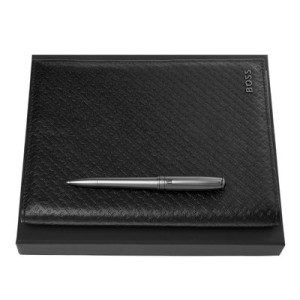 Set HUGO BOSS (ballpoint pen & folder A5) - Reklamnepredmety