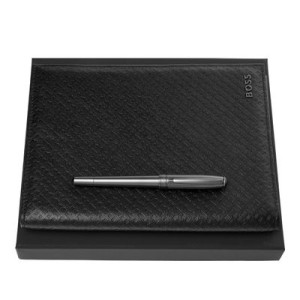 Set HUGO BOSS (rollerball pen & folder A5) - Reklamnepredmety