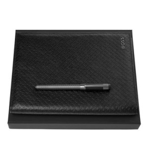 Set HUGO BOSS (rollerball pen & folder A5) - Reklamnepredmety