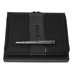 Set HUGO BOSS (rollerball pen & conference folder A5) - Reklamnepredmety