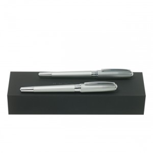 Set Essential Matte Chrome (rollerball pen & fountain pen) - Reklamnepredmety