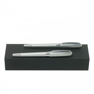 Set Essential Matte Chrome (rollerball pen & fountain pen)