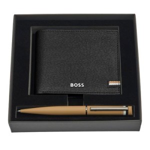 Set HUGO BOSS (ballpoint pen & wallet) - Reklamnepredmety