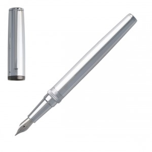 Fountain pen Gear Metal Chrome - Reklamnepredmety