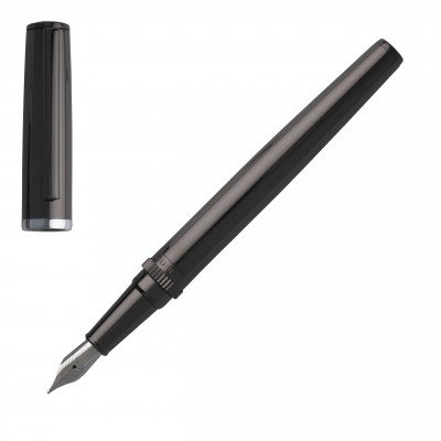 Fountain pen Gear Metal Dark Chrome