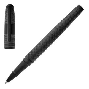 Rollerball pen Grid Black - Reklamnepredmety