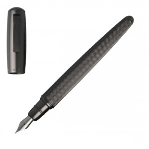 Fountain pen Pure Matte Dark Chrome - Reklamnepredmety