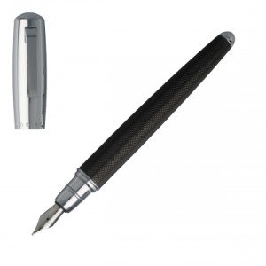 Fountain pen Pure Black - Reklamnepredmety