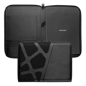 Conference folder zip A4 Craft Black - Reklamnepredmety