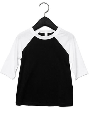 CV3200T Toddler 3/4 Sleeve Baseball Tee - Reklamnepredmety