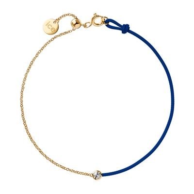 ICE-Jewellery-Diamond bracelet-Half chain-Dark blue