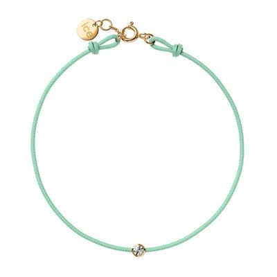 ICE-Jewellery-Diamond bracelet-Cord-Aqua green