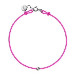 ICE-Jewellery-Diamond bracelet-Cord-Neon pink - Reklamnepredmety