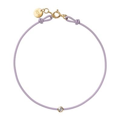 ICE-Jewellery-Diamond bracelet-Cord-Lilac KID