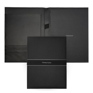 Folder A4 Caprio Black - Reklamnepredmety