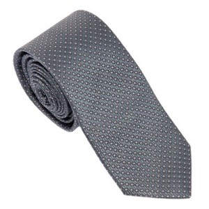 Silk Tie Caprio Grey - Reklamnepredmety