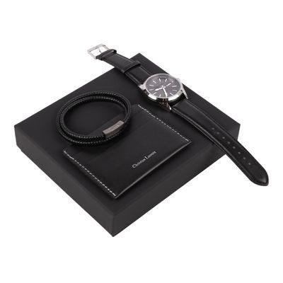 Set Alter Black (card holder, watch & bracelet)