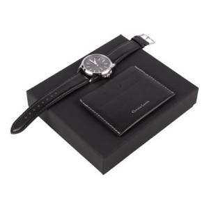 Set Alter Black (card holder & watch) - Reklamnepredmety