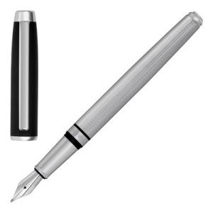 Fountain pen Caprio Soft Black - Reklamnepredmety