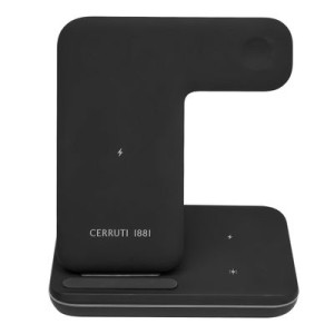 Wireless charger Mesh Black - Reklamnepredmety