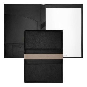 Folder A4 Delano Taupe & Black - Reklamnepredmety