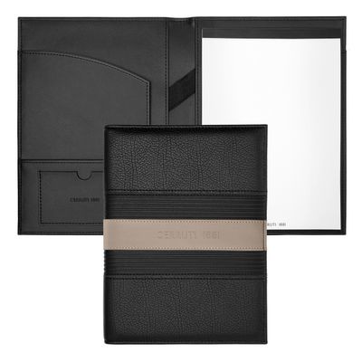 Folder A5 Delano Taupe & Black