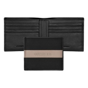 Card wallet Delano Taupe & Black - Reklamnepredmety