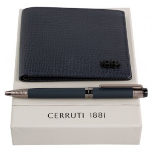 Set CERRUTI 1881 (ballpoint pen & wallet) - Reklamnepredmety