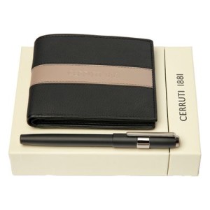 Set CERRUTI 1881 (rollerball pen & wallet) - Reklamnepredmety