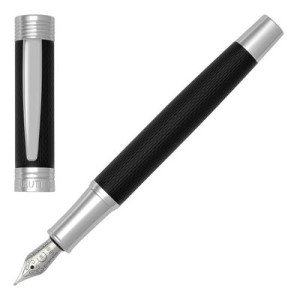 Fountain pen Zoom Diamond Black - Reklamnepredmety