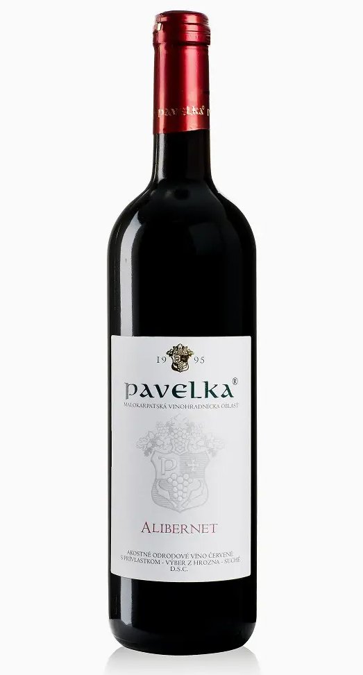 Pavelka Alibernet, červené, suché