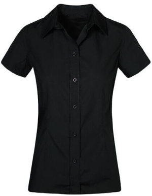 E6305 Women`s Poplin Shirt Short Sleeve - Reklamnepredmety